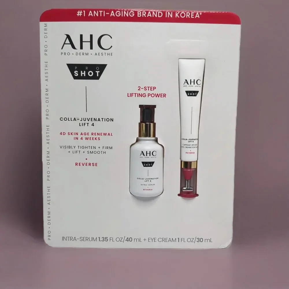 AHC Pro Shot Colla-Rejuvenation Lift 4 Duo Serum 40ml + Eye Cream 30ml Brand New